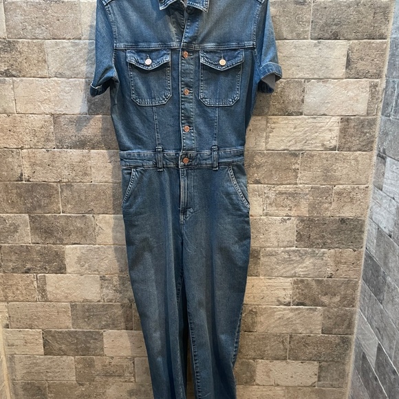 ❤️ GAP DENIM JEAN JUMPSUIT SIZE 00 - Picture 2 of 5